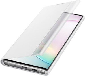 Samsung Original Galaxy Note 10 Clear View Cover Case - White
