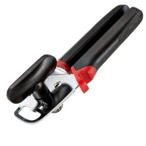 Tefal Can Opener, Plastic, Black and Red, 1 Item