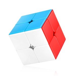 Speed Cube 2x2 Stickerless, Smooth Magic Cube 2x2x2, Professional Puzzle Cube, Brain Teasers Toys, Stocking Filler for Kids & Adults