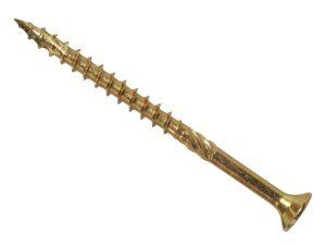 ForgeFast Elite Fast-Start Woodscrews | 5.0 x 120mm | Zinc Yellow | Box 100