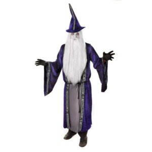 Adult Ghostly Wizard Costume Chest size