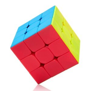 ROXENDA Speed Cube- Fast Smooth Turning Solid Durable & Stickerless Frosted, Best 3D Puzzle Magic Cube Toy - Turns Quicker than Original for kids & Adult & Children(3x3x3 Cube)