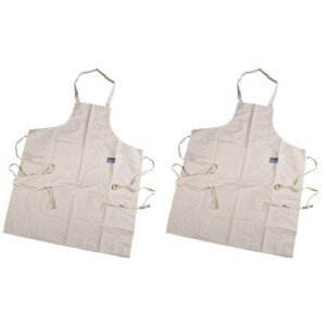 Draper 72930 Cotton Apron, Beige, medium