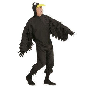 WIDMANN wdm05644 – Crow Costume, Black, XL
