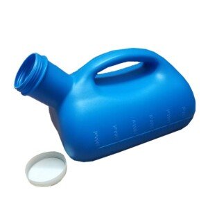 3000ML Large Male Urinal Portable Mens Potty Pee Bottle Collector Travel Toilet (Blue)