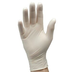 Draper 30929 White Latex Gloves (Box of 100 - Size M/8)