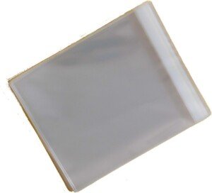 celloexpress 135mm x 130mm + 30mm Self Seal Flap - 5" x 5" - Cellophane Greeting Card Display Bags 30 Micron - Small Square Cello - Pack of 250
