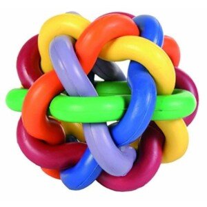 Trixie 32622 Knot Dog Toy Natural Rubber ø 10 cm