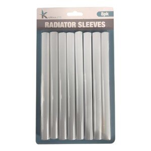 Karrma Ltd Radiator Pipe Cover Sleeve 8 x 15mm Snap-On uPVC Radiator Pipe Sleeve