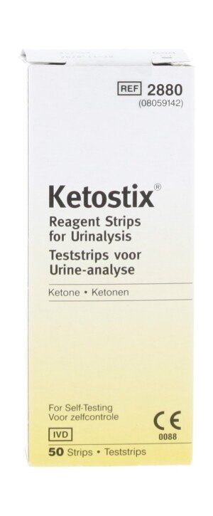 Reagent Strips for Urinalysis, Ketone Test - 50 ea