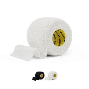 SPORTTAPE Tearable 5 cm x 4.5 m Elastic Adhesive Bandage EAB – Strong-Grip, Breathable Sports Tape | Rugby Lifting, Joint Support, Compression & Thumb Taping – White Single Roll