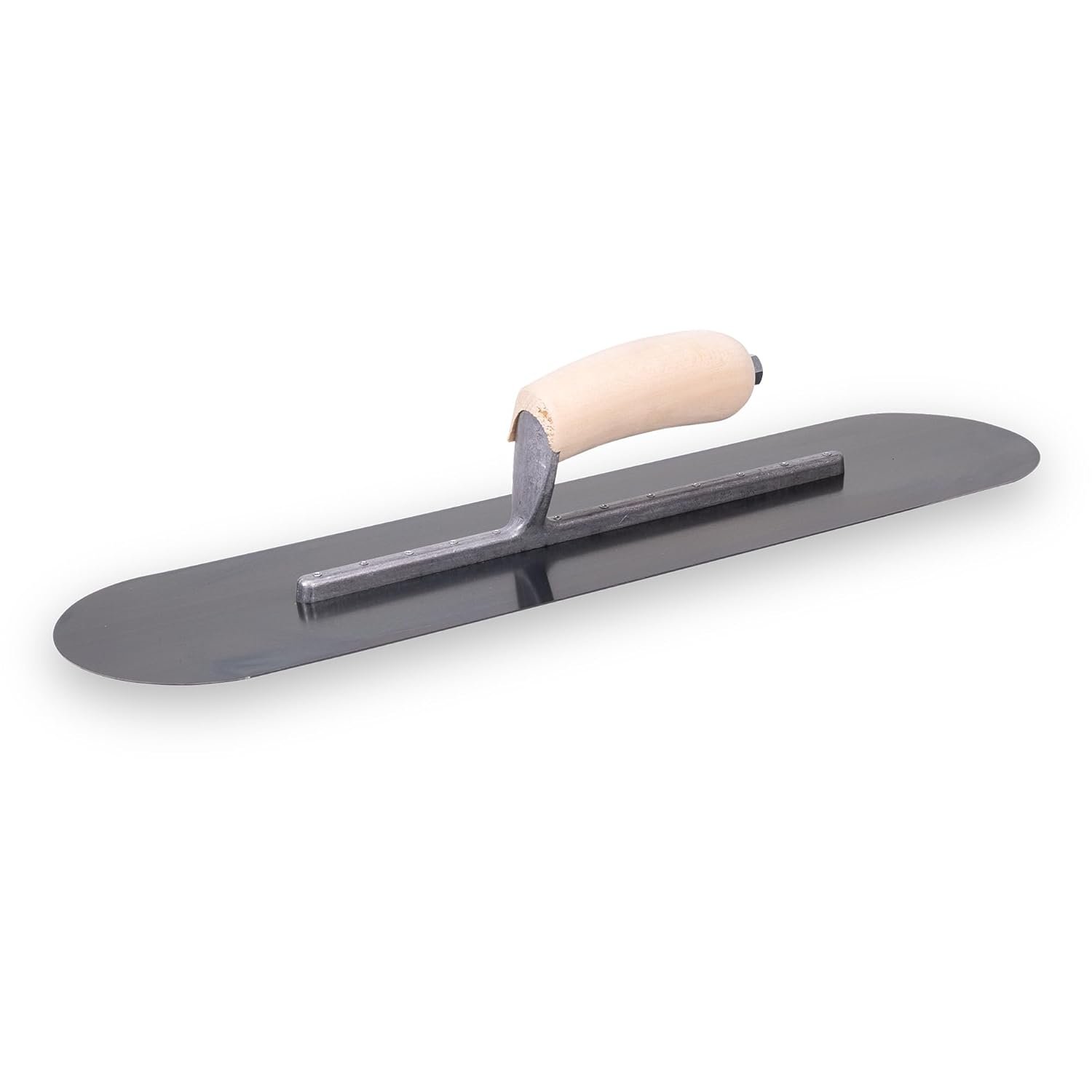 Qlt by Marshalltown PT205B 20-Inch x 5-Inch Blue Steel Pool Trowel Wood Handle