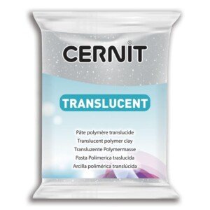 CERNIT CE0920056005C - A Pack of Polymer Clay Block - Translucent Effect - Modelling + Baking Clay - Translucent Colour - 56 g Block - Manufactured in Belgium