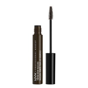 NYX Professional Makeup Tinted Brow Mascara, Eyebrow Pigment, Creamy Gel Formula for Brow Colour and Structure, 6.2 g, Colour: Black