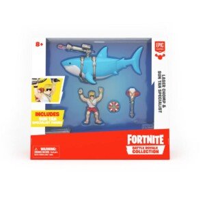 Fortnite Laser Chomp Glider and Sun Tan Specialist Action Figure