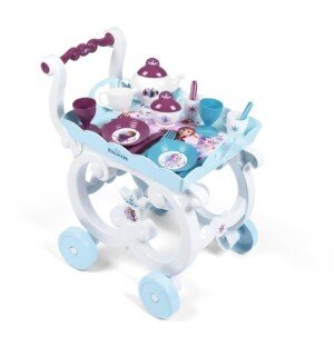 Disney Frozen 2 Pretend Play Kids Toy Tea Trolley Includes 17 Accessories Including Tea Set On Wheels, Play Cutlery and Removable Tray For Children From 3+