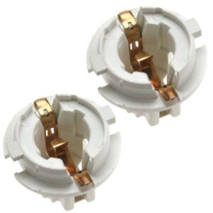 2pcs Car Rear Tail Light Lamp Bulb Socket Holder Compatible with 7 Series X5 X3 E53 E65 E66 E70 E83 63216943036 Auto Parts