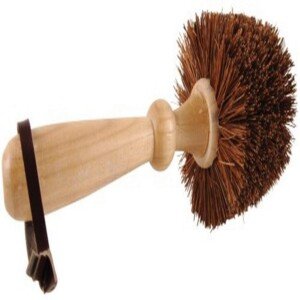 Esschert Design TG114 Flower Pot Bristle Brush - 5", Brown