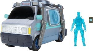 Fortnite Feature Deluxe Reboot Van Vehicle, Electronic Vehicle with 4-inch Articulated Reboot Recruit (Jonesy) Figures and Accessory