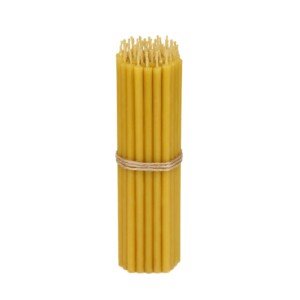 NKlaus 175g. Beeswax Altar Candles Church Quality Thin Candles Ritual Candles (Approx. 50 Pieces) 36261