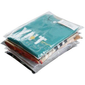 MUAMAX 50Pcs Reusable Ziplock Bags,Clear Seal Bags,Travel Clothes Storage Bags,40 x 30cm Large Hospital Maternity Essentials,Space Saver Packing Bags Waterproof Plastic Luggage Organiser Pouch