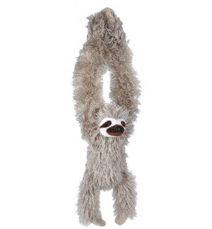 Wild Republic 16387 Hanging Sloth Plush, Soft Toy, Cuddlekins, 51 cm, Brown