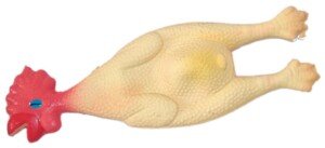 CROCI Latex Toy with Chicken Shape, 24 cm