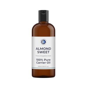 Mystic Moments| Sweet Almond Carrier Oil 500ml | Prunus Amygdalus Dulcis | Nourishing Moisturising Treatment for Skin, Hair & Massage | Natural Aromatherapy Carrier