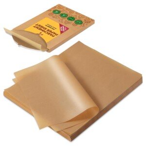 Heavy Duty Baking Paper Sheets 200 Pcs,9X13 Inchs (23x33 cm) Katbite Precut Parchment Paper for Baking Cookies, Bread, Meat, Pizza