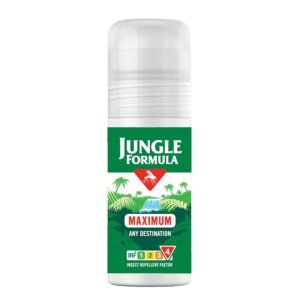 Jungle Formula Maximum Strength Insect Repellent Roll On (50ml - 50% DEET) - Up to 12 Hour Protection Against Mosquitoes, Ticks & Biting Insects - for Travel & Domestic Use