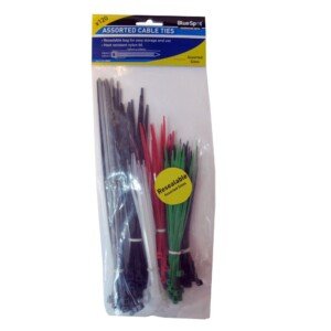 Blue Spot 40062 Cable Ties - Mixed (120-Piece)