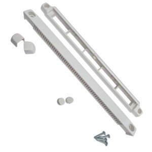 Merriway BH05603 Windows and Door Fully Adjustable Trickle Vent 400 mm (15.748 inch) -White