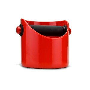 Dreamfarm Grindenstèin Sturdy, Compact, Modern Space-Saving Espresso Coffee Grind Knock Box - Red
