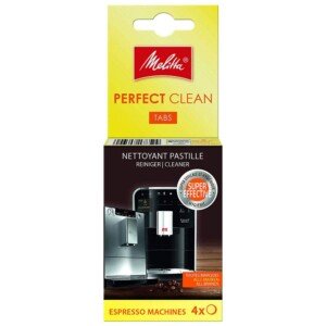 Melitta Perfect Clean Cleaning Tablets, Automatic Coffee, Capsule, and Pod Machines, 4 x 1.8 g