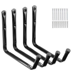 Wall Mounted Giant Garage Storage Hook, 32CM/12.6Inches Heavy Duty Utility Hanging Rack for Surfboard,Ladder,Kayak