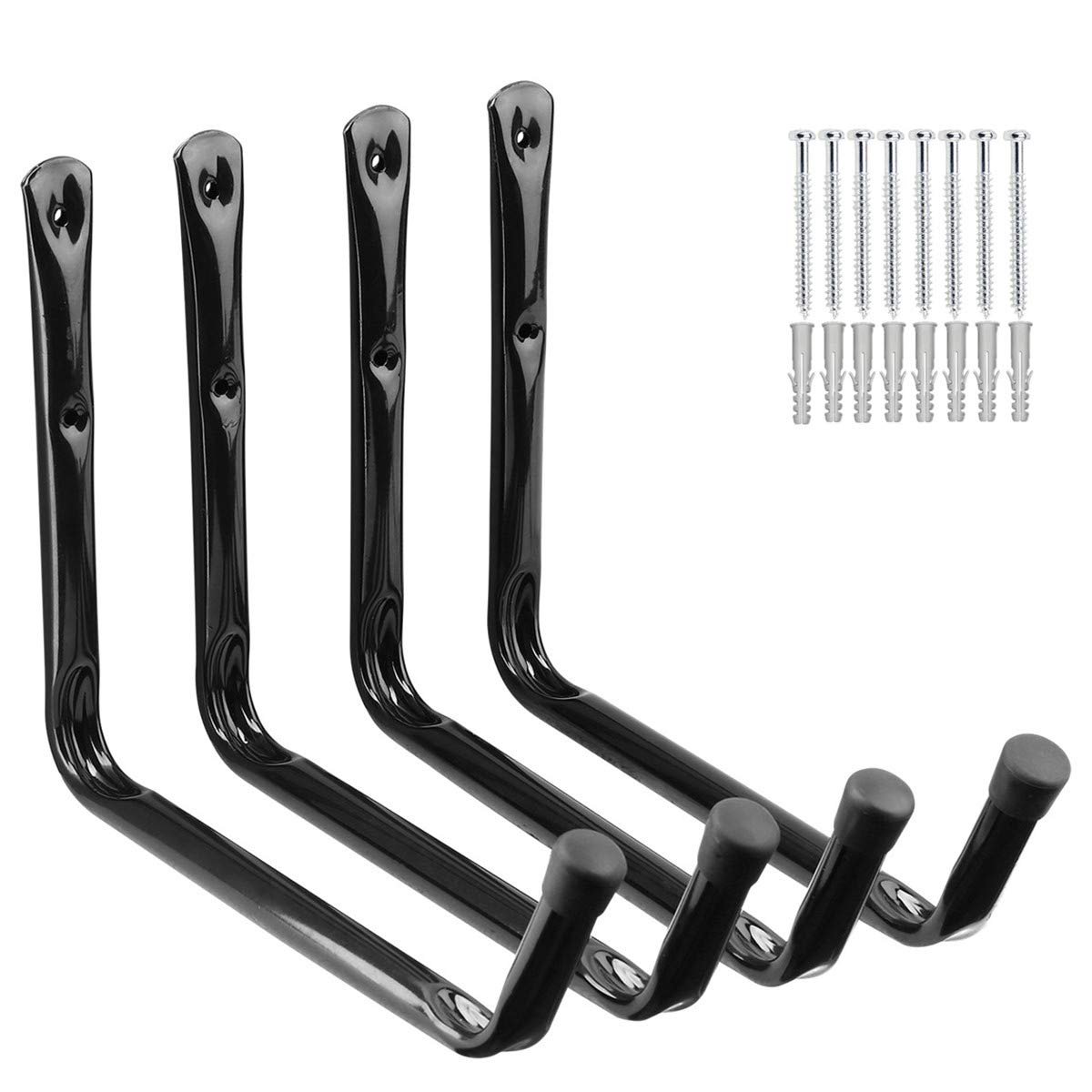 Wall Mounted Giant Garage Storage Hook, 32CM/12.6Inches Heavy Duty Utility Hanging Rack for Surfboard,Ladder,Kayak