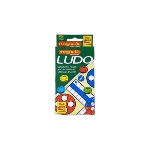 Paul Lamond Magnetic Travel Ludo, Mixed, 0830, Red, Blue, Green, Yellow