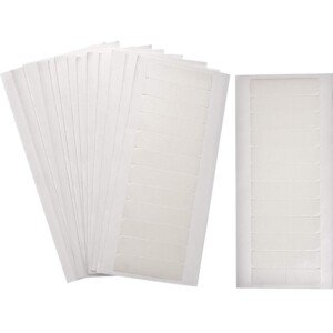 180 Pieces Hair Extension Tape Tabs Double Sided Extension Tapes for Replacement, 4 x 0.8 cm (White)
