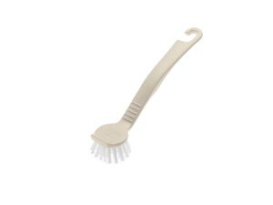 Addis Round Pot Dish Brush, Linen, 510289, 5 x 4 x 21 cm
