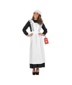 Fun Shack Victorian Maid Costume Women, Maid Fancy Dress, Victorian Costume Ladies, 1800s Fancy Dress Women's