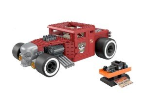 MEGA Hot Wheels Vehicle Building Toy Collectible for Adults, 1:18 Scale Bone Shaker with Die Cast Model for Fans and Collectors, HBD50