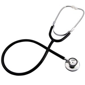 Festartikel Müller 100.173.00 Stethoscope, Unisex, Adult, Black/Silver