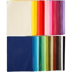Creativ 100263 Tissue Paper - Assortment, A4 21x30 cm, 300 asstd sheets