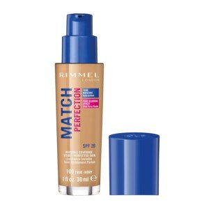 Rimmel London Match Perfection Foundation SPF20, 103 True Ivory
