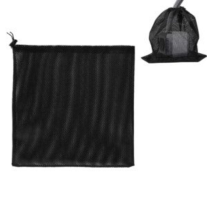 Pump Bag, Pump Filter Mesh Bag, Pond Pump Filter Bag, Household Water Pump Filter Accessories (45 * 45cm, Black)