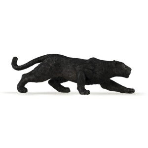 Papo - Black Panther Figurine - Wild Cat Toy for Kids Age 3+ - Hand Painted Jungle Predator Model - Realistic Climbing Panther Figure - Plastic Big Cat Animal Toy - 13.5 x 2 x 3.5 cm - 50026
