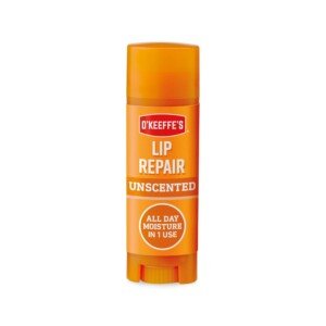 O'Keeffe's Lip Repair Unscented Lip Balm, 4.2g – For Extremely Dry, Cracked Lips | All-Day Moisture with 7 Moisturising Ingredients