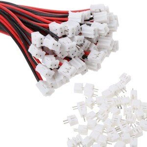 10 Sets Mini Micro Jst 2.0 Ph 2-Pin Connector Plug Male With 150mm Cable & Female