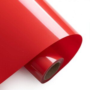 Heat Transfer Vinyl Bundle 12" x 10' Feet Rolls, HTV for Silhouette Cameo Easy to Cut & Weed, DIY Heat Press Design for T-Shirt, Clothes, Hats and Other Textiles Red