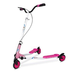 Swing Scooter Adjustable 3 Wheels Foldable Wiggle Scooter Self Drifting for Kids/Teen/Adults Age 6+